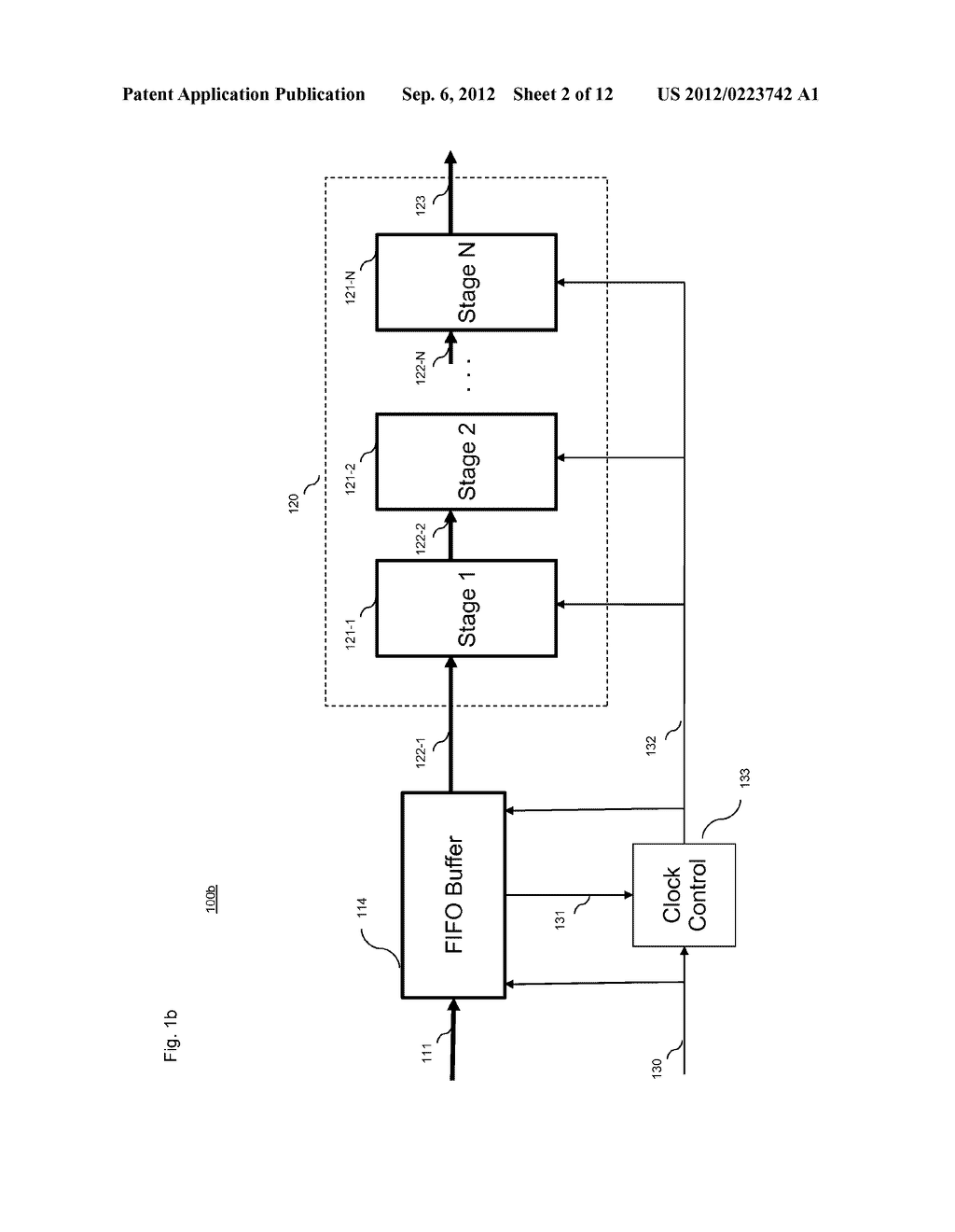 METHOD AND APPARATUS FOR REDUCING POWER CONSUMPTION IN A DIGITAL CIRCUIT     BY CONTROLLING THE CLOCK - diagram, schematic, and image 03