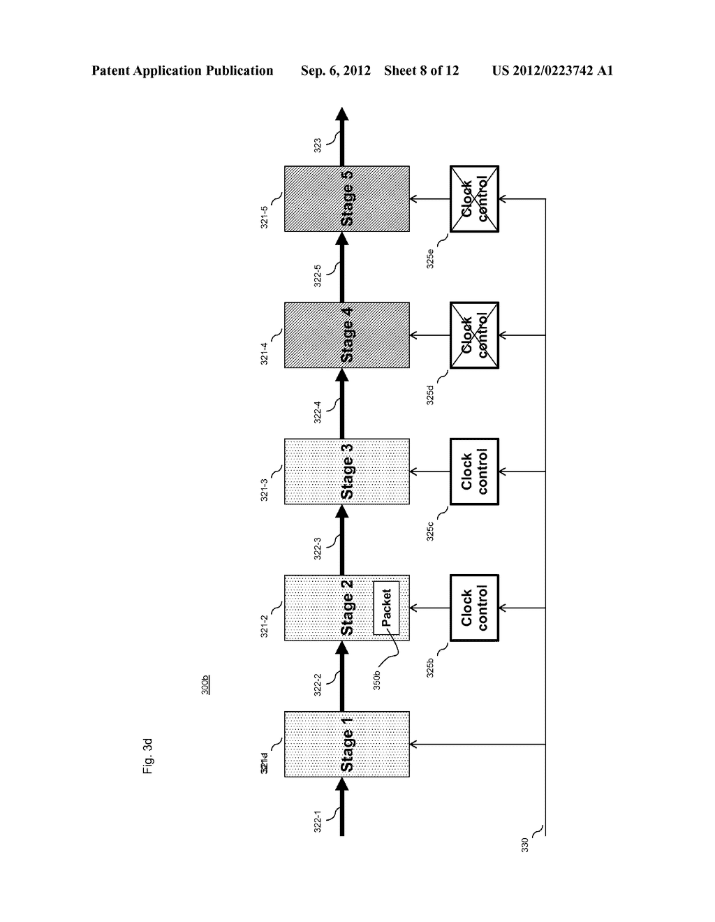 METHOD AND APPARATUS FOR REDUCING POWER CONSUMPTION IN A DIGITAL CIRCUIT     BY CONTROLLING THE CLOCK - diagram, schematic, and image 09
