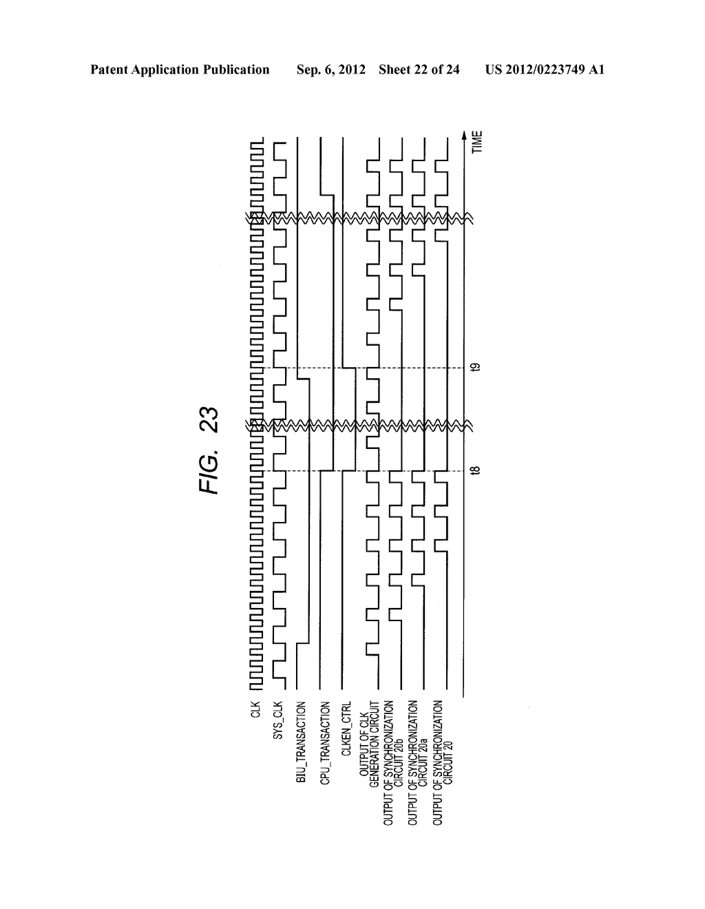 CLOCK SYNCHRONIZATION CIRCUIT AND SEMICONDUCTOR INTEGRATED CIRCUIT - diagram, schematic, and image 23