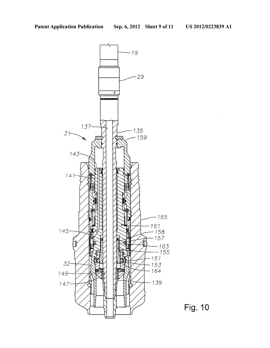 Apparatus and Method for Measuring Weight and Torque at Downhole Locations     while Landing, Setting, and Testing Subsea Wellhead Consumables - diagram, schematic, and image 10