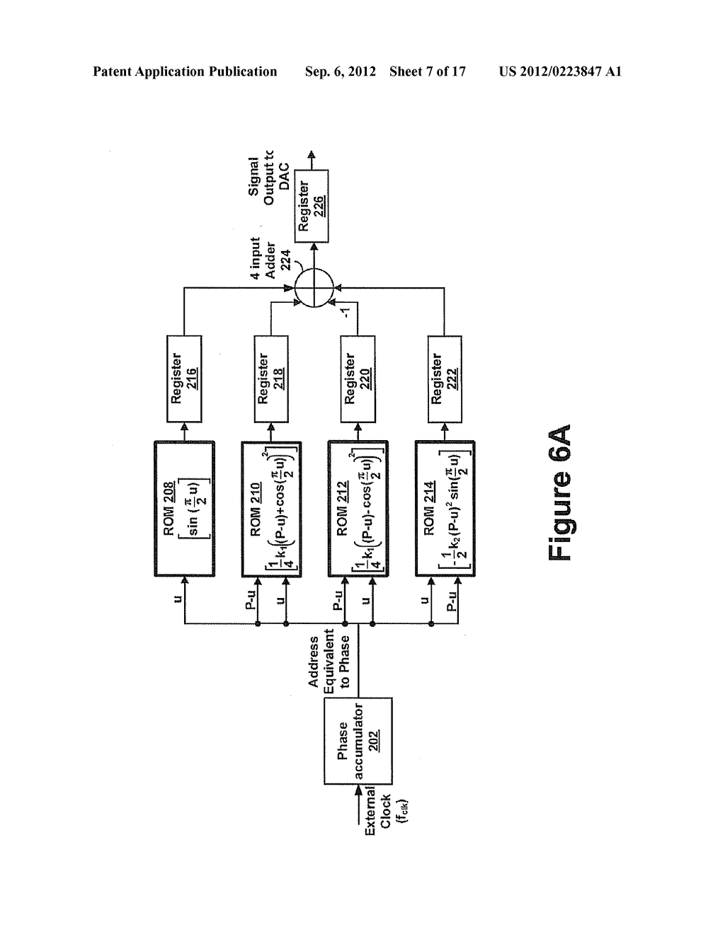 Method and Apparatus for Direct Digital Synthesis of Signals Using Taylor     Series Expansion - diagram, schematic, and image 08