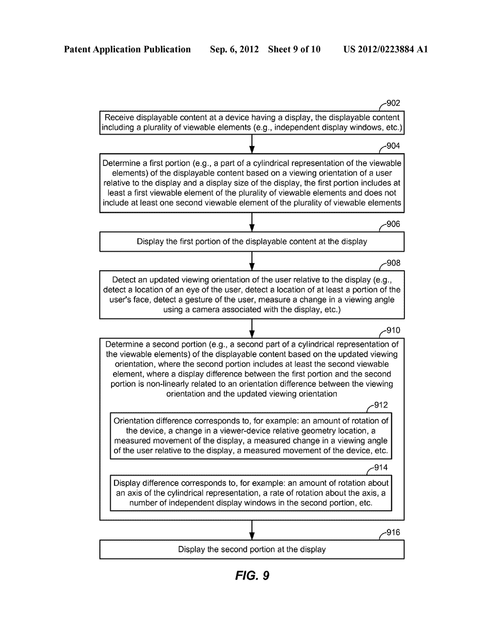 SYSTEM AND METHOD TO DISPLAY CONTENT - diagram, schematic, and image 10