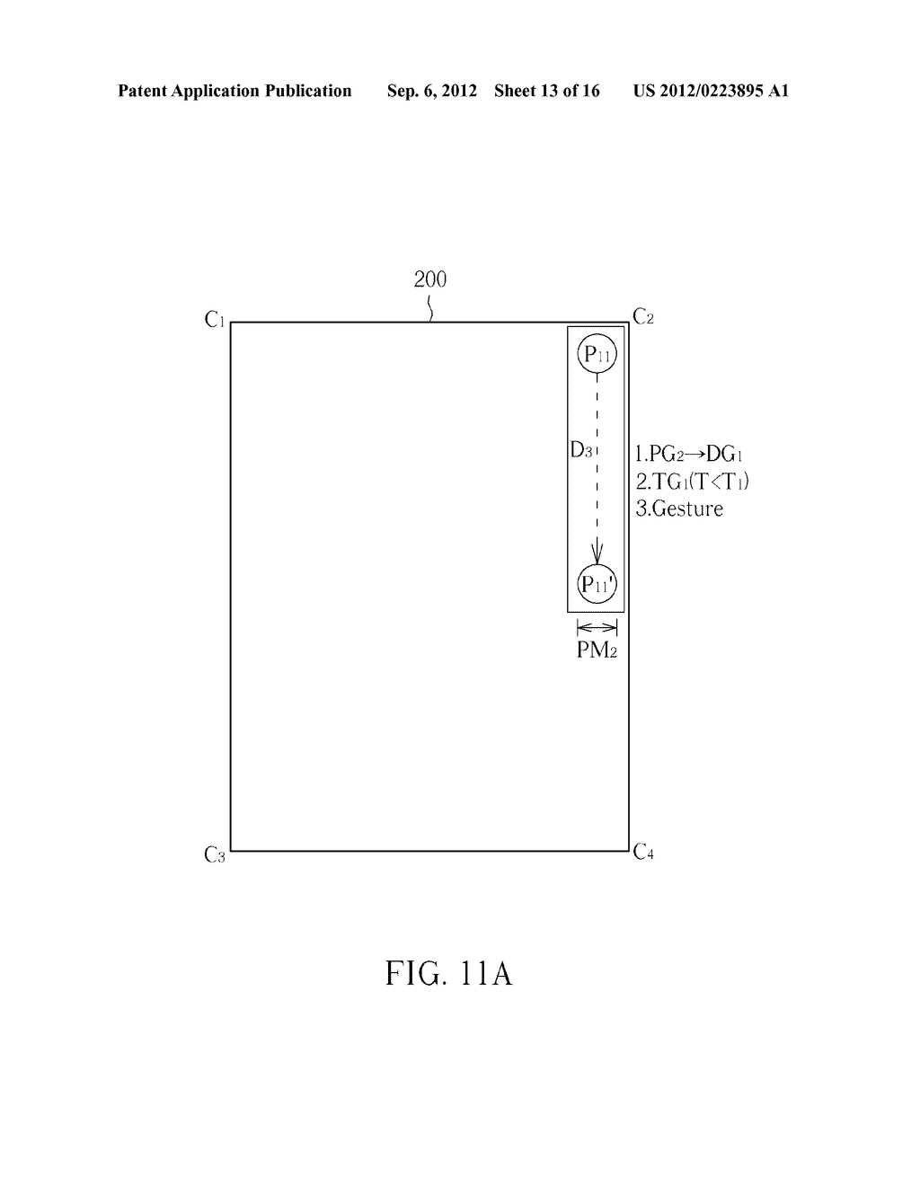 Single-Finger and Multi-Touch Gesture Determination Method, Touch Control     Chip, Touch Control System and Computer System - diagram, schematic, and image 14