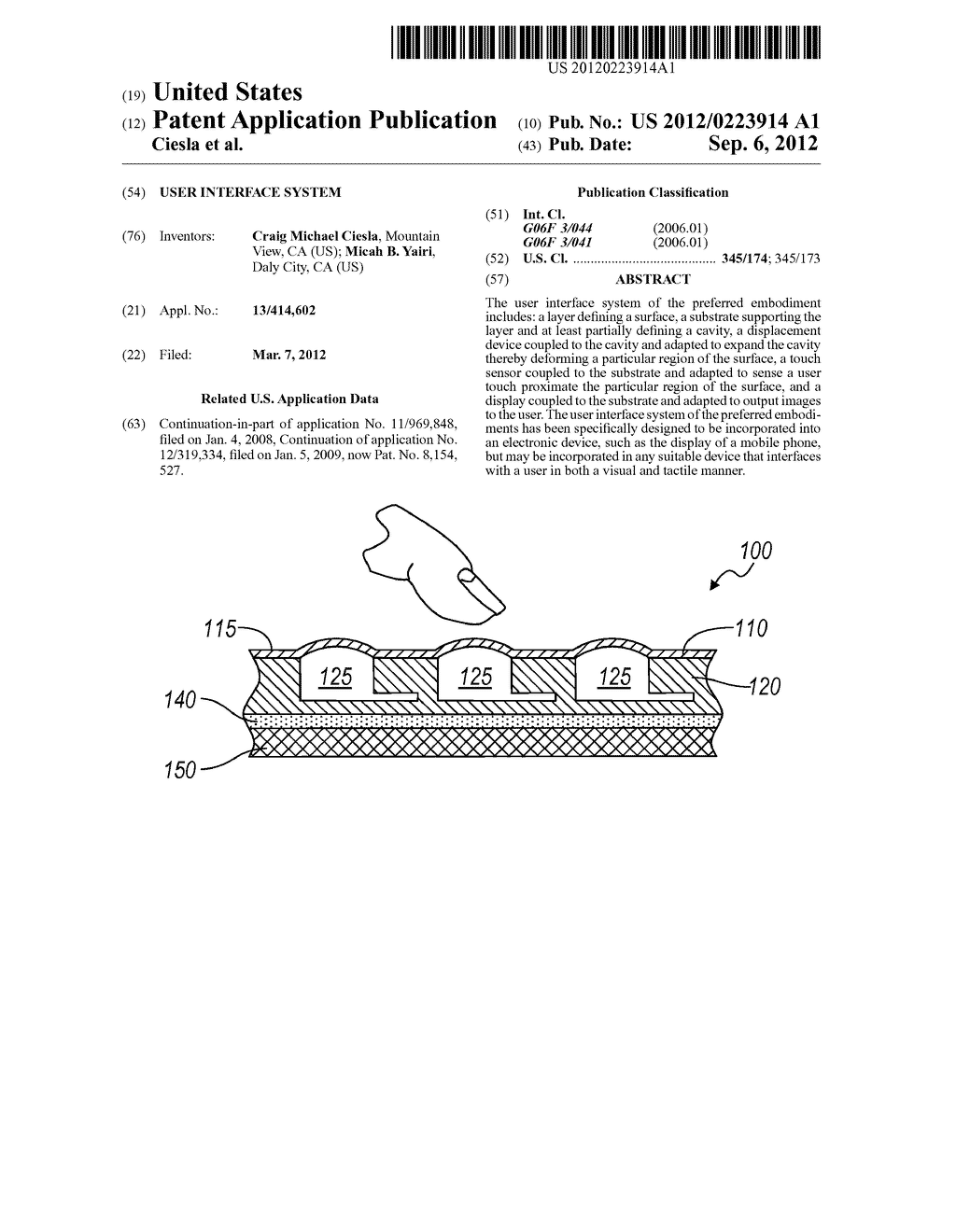 User Interface System - diagram, schematic, and image 01