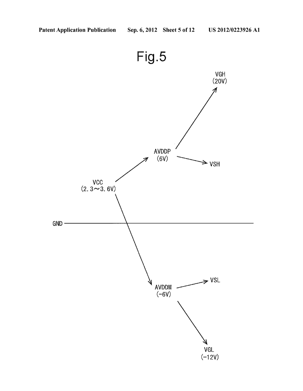 POWER-SUPPLY CIRCUIT AND LIQUID CRYSTAL DISPLAY DEVICE PROVIDED THEREWITH - diagram, schematic, and image 06