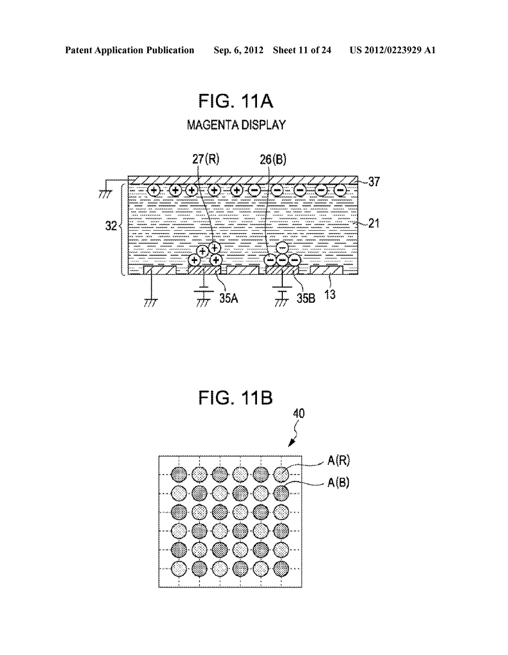 ELECTROPHORETIC DISPLAY DEVICE, DRIVING METHOD OF THE SAME, AND ELECTRONIC     APPARATUS - diagram, schematic, and image 12