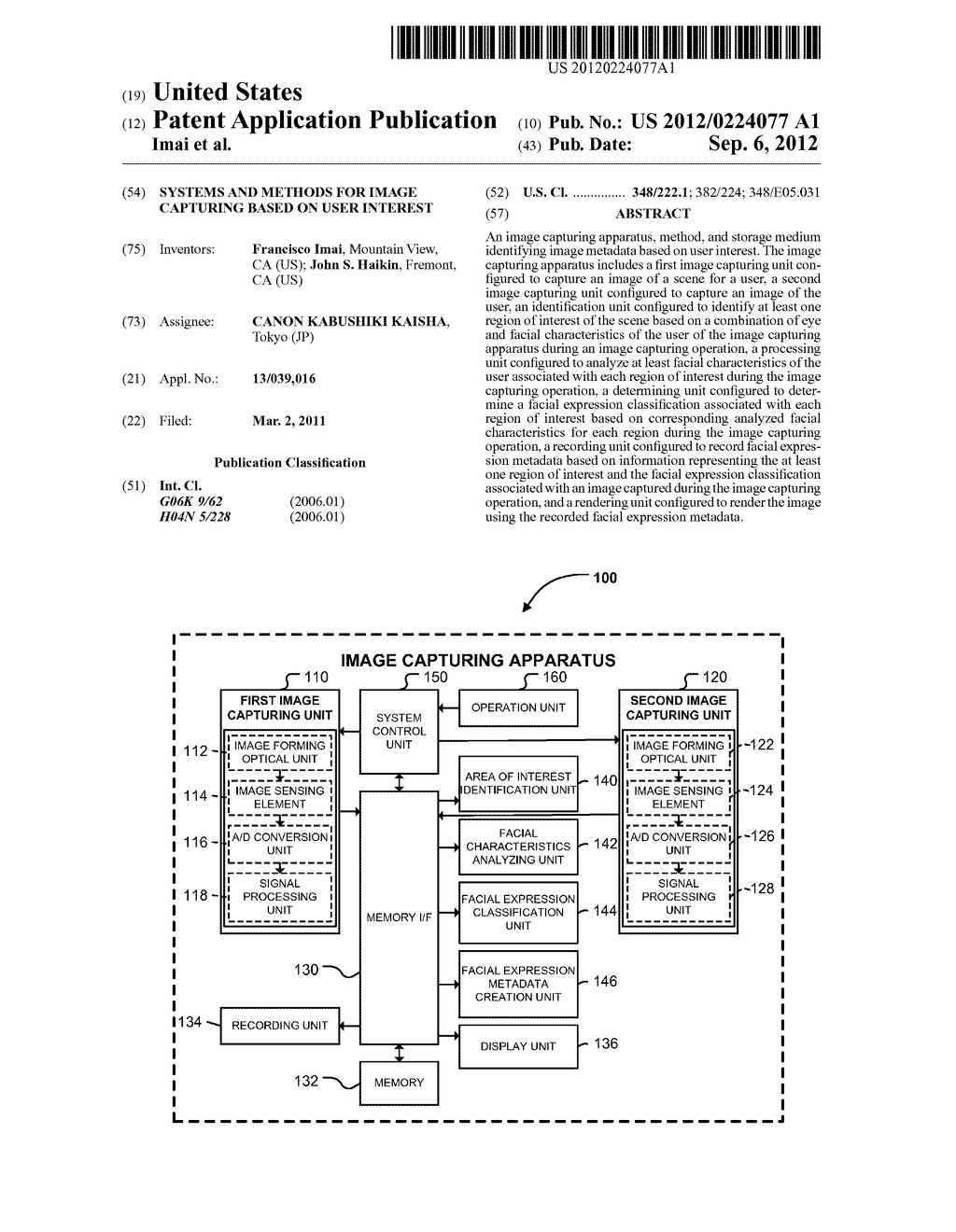 SYSTEMS AND METHODS FOR IMAGE CAPTURING BASED ON USER INTEREST - diagram, schematic, and image 01