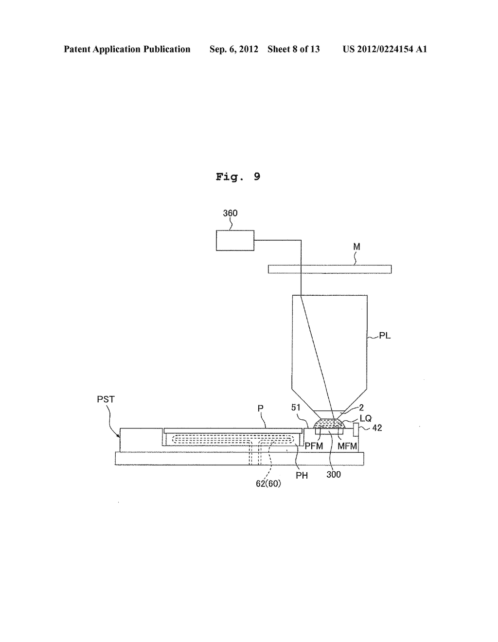 EXPOSURE APPARATUS, EXPOSURE METHOD, AND METHOD FOR PRODUCING DEVICE - diagram, schematic, and image 09