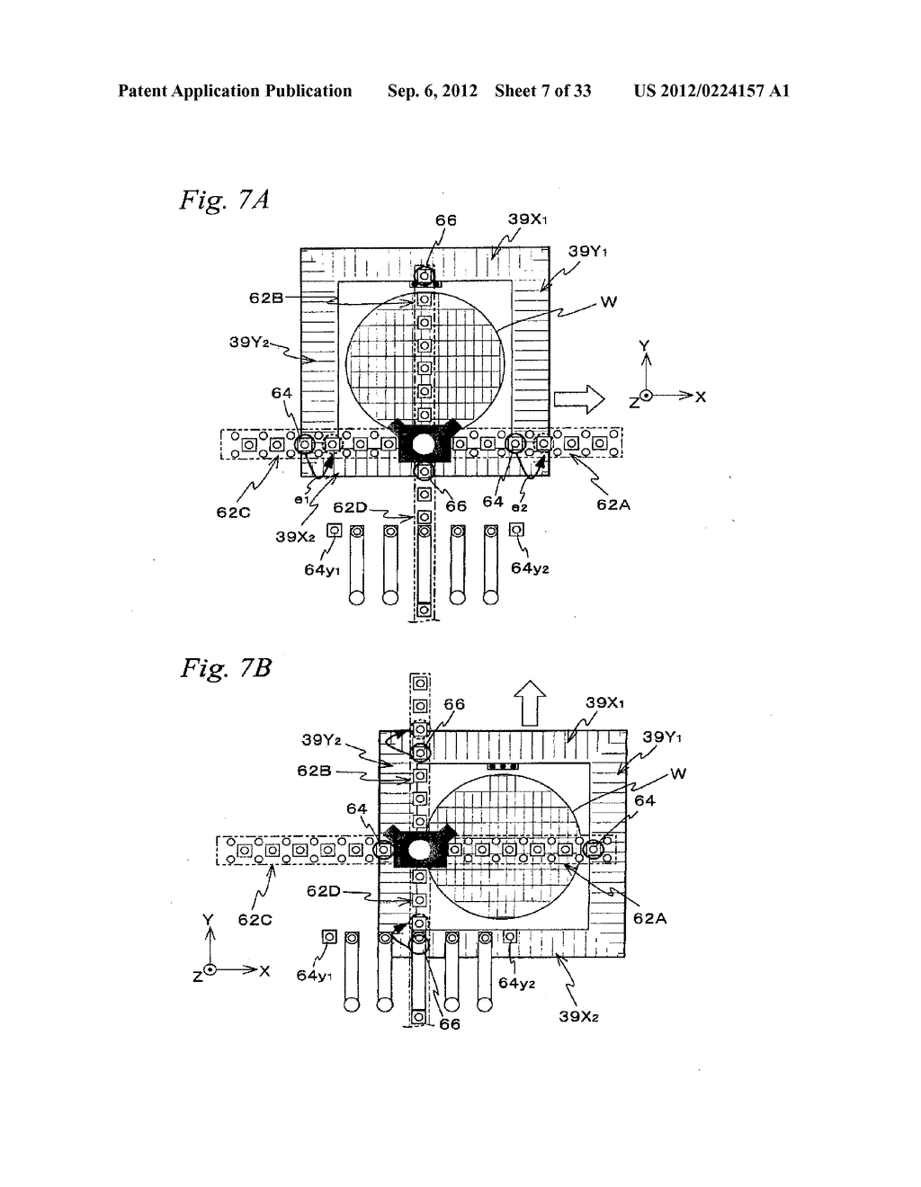 MOVABLE BODY DRIVE METHOD AND SYSTEM, PATTERN FORMATION METHOD AND     APPARATUS, EXPOSURE METHOD AND APPARATUS FOR DRIVING MOVABLE BODY BASED     ON MEASUREMENT VALUE OF ENCODER AND INFORMATION ON FLATNESS OF SCALE, AND     DEVICE MANUFACTURING METHOD - diagram, schematic, and image 08