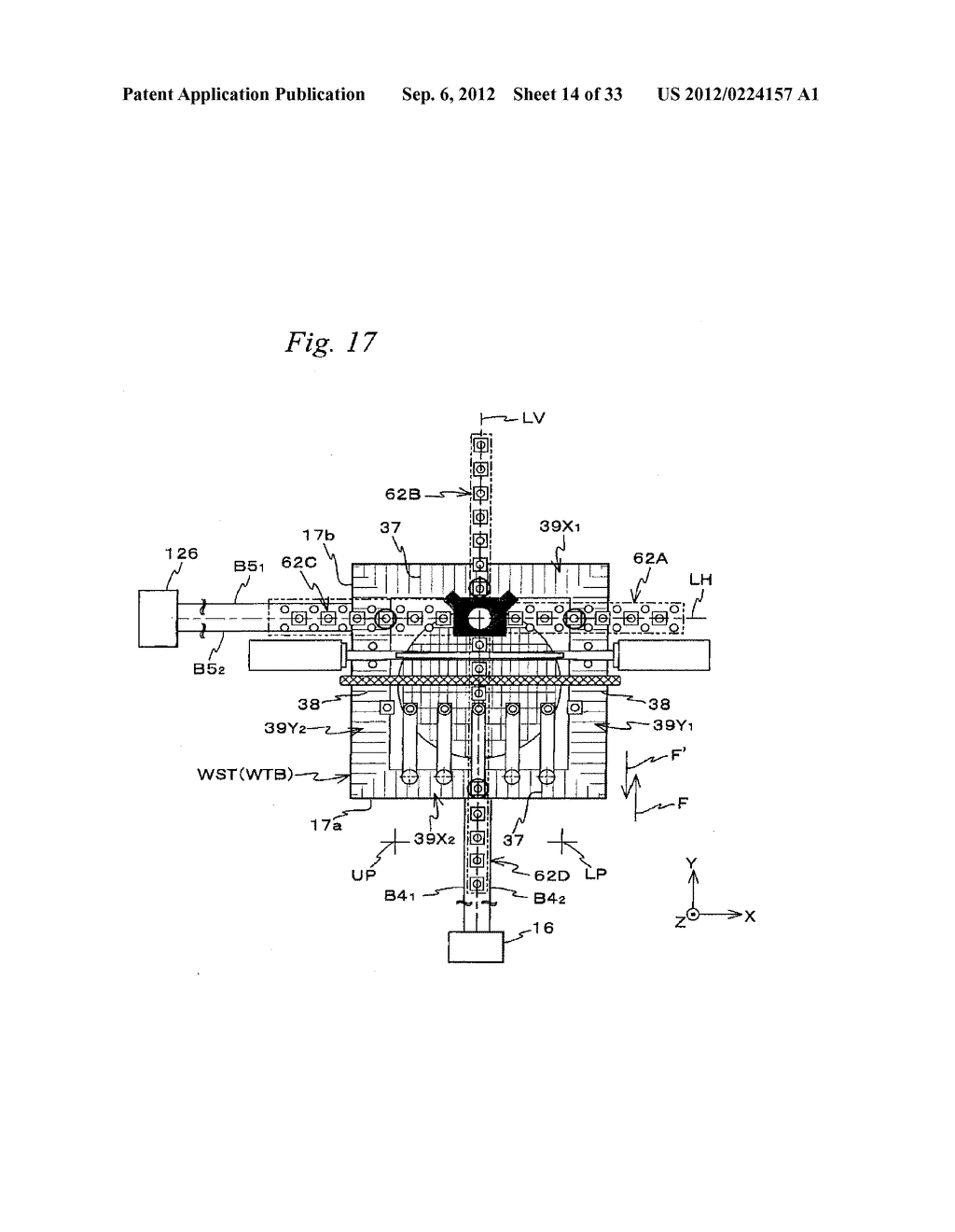 MOVABLE BODY DRIVE METHOD AND SYSTEM, PATTERN FORMATION METHOD AND     APPARATUS, EXPOSURE METHOD AND APPARATUS FOR DRIVING MOVABLE BODY BASED     ON MEASUREMENT VALUE OF ENCODER AND INFORMATION ON FLATNESS OF SCALE, AND     DEVICE MANUFACTURING METHOD - diagram, schematic, and image 15