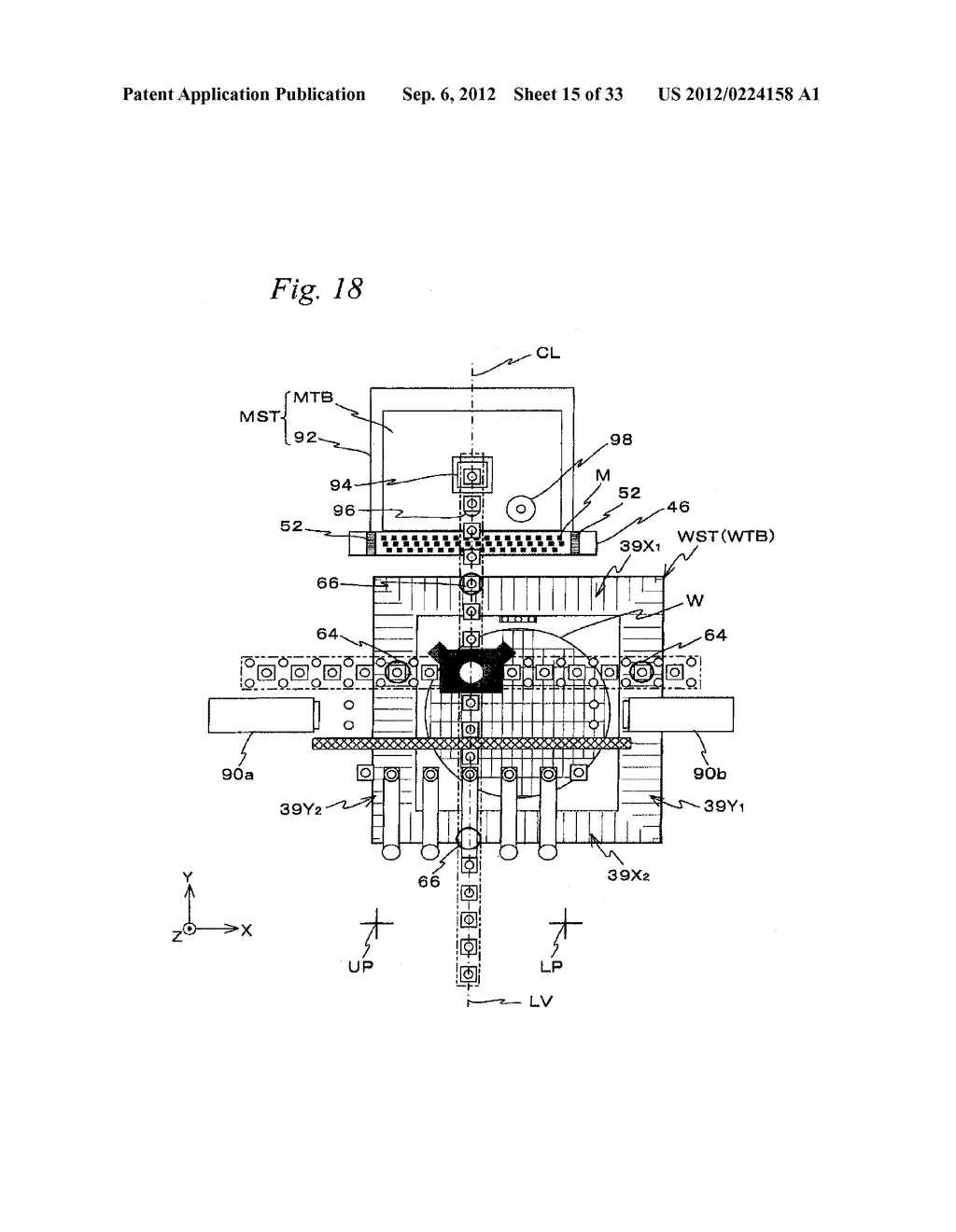 MOVABLE BODY DRIVE METHOD AND SYSTEM, PATTERN FORMATION METHOD AND     APPARATUS, EXPOSURE METHOD AND APPARATUS FOR DRIVING MOVABLE BODY BASED     ON MEASUREMENT VALUE OF ENCODER AND INFORMATION ON FLATNESS OF SCALE, AND     DEVICE MANUFACTURING METHOD - diagram, schematic, and image 16