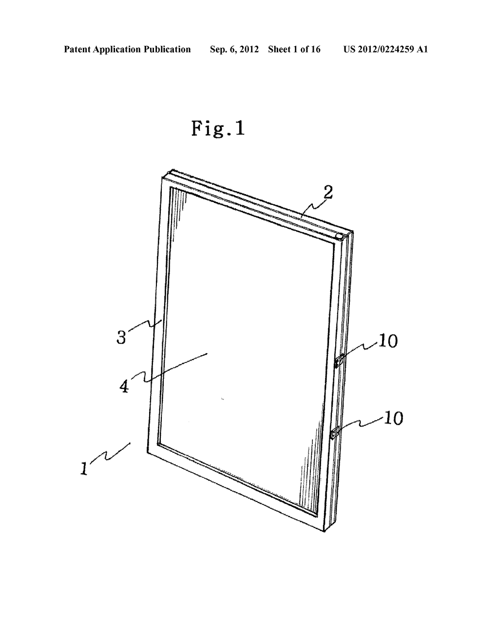 PICTURE CHANGEABLE STREOSCOPIC POSTING APPARATUS - diagram, schematic, and image 02