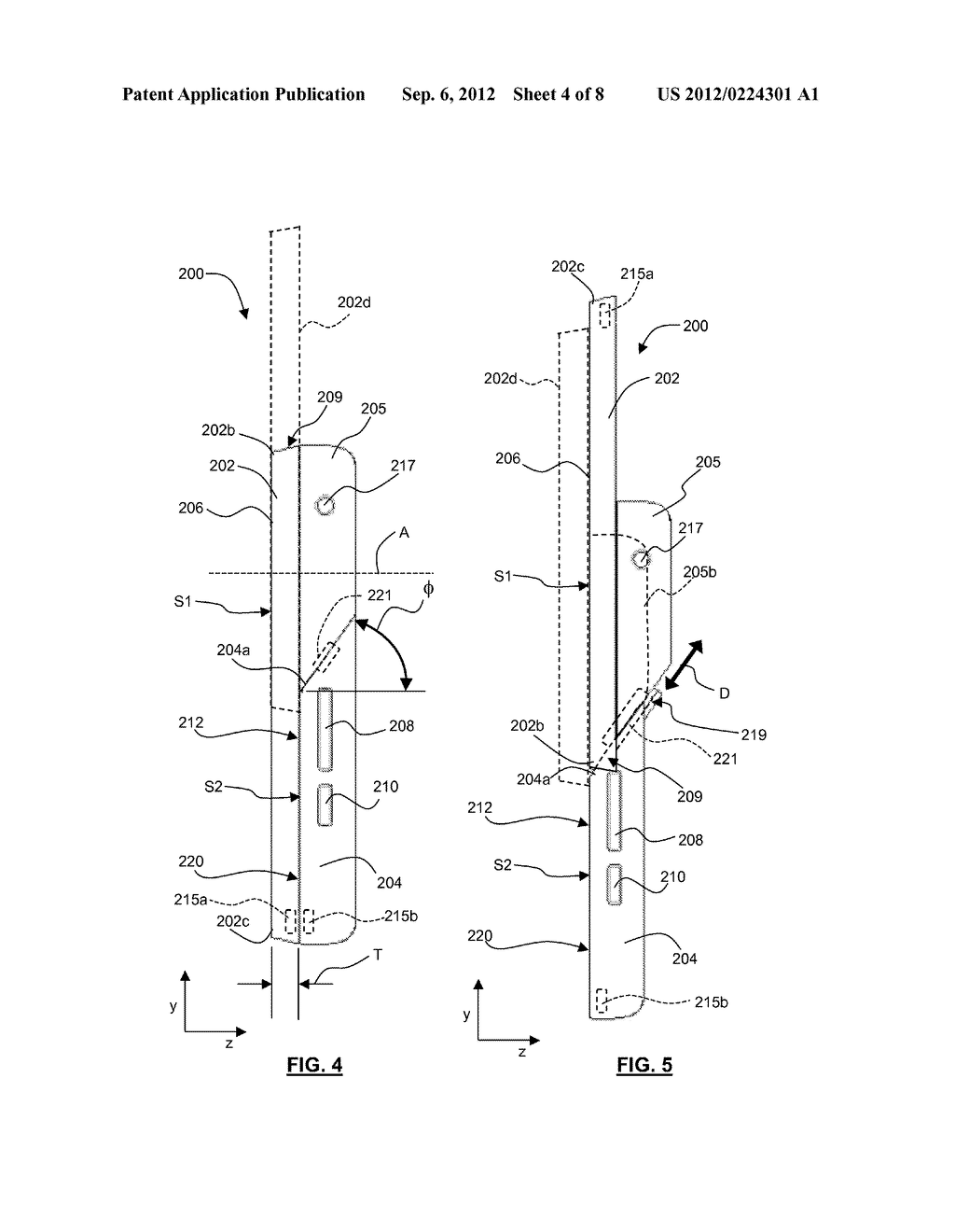 SLIDABLE AND ROTATABLE PORTABLE ELECTRONIC DEVICE FOR ALIGNING THE     SURFACES OF THE KEYPAD AND DISPLAY PORTIONS - diagram, schematic, and image 05