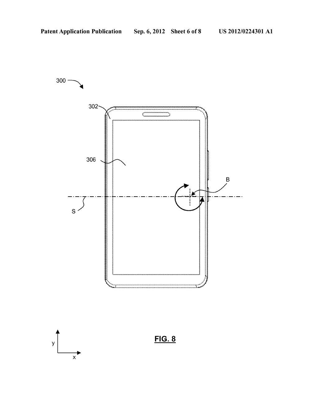 SLIDABLE AND ROTATABLE PORTABLE ELECTRONIC DEVICE FOR ALIGNING THE     SURFACES OF THE KEYPAD AND DISPLAY PORTIONS - diagram, schematic, and image 07