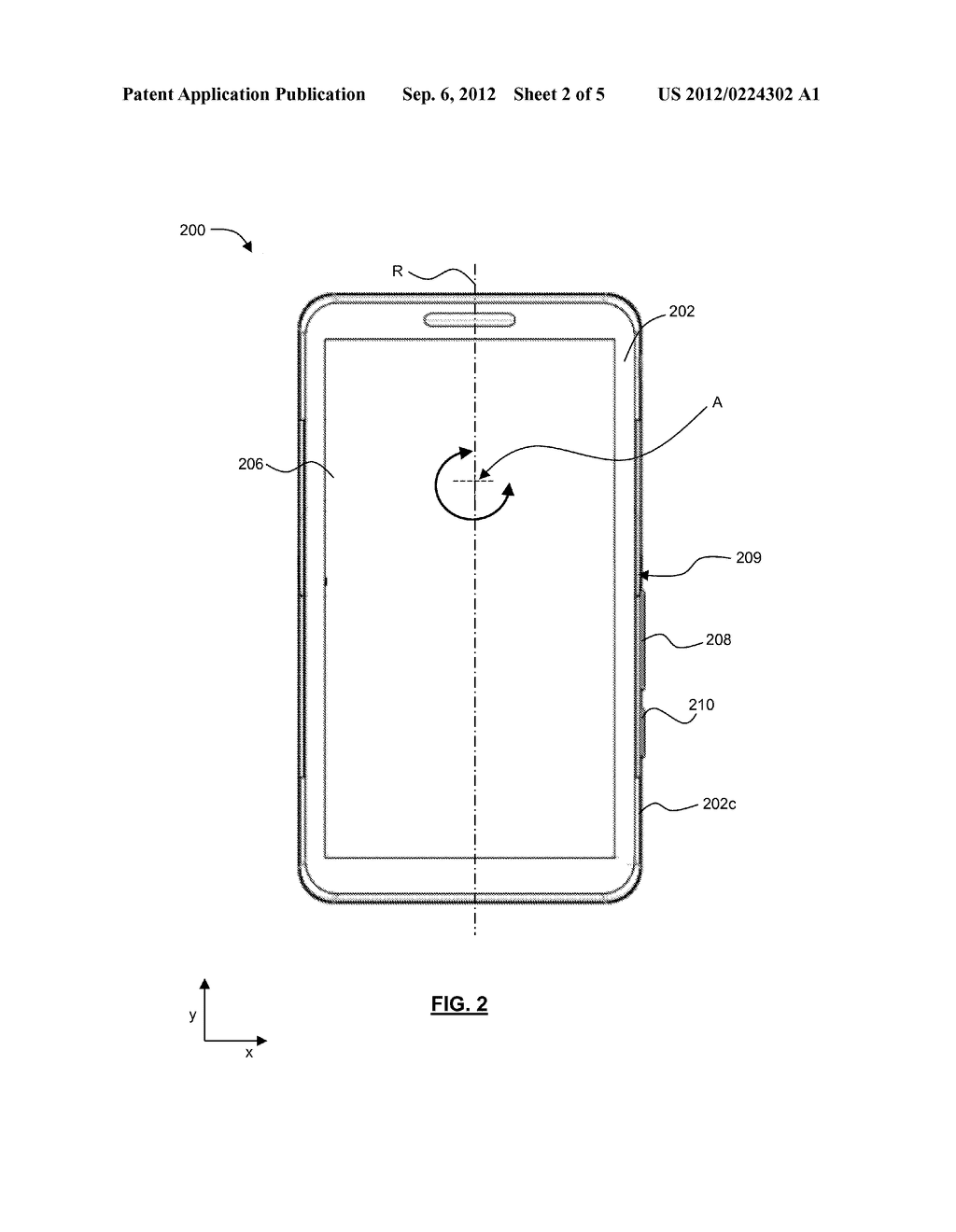 SLIDABLE AND ROTATABLE PORTABLE ELECTRONIC DEVICE FOR ALIGNING THE     SURFACES OF THE KEYPAD AND DISPLAY PORTIONS - diagram, schematic, and image 03