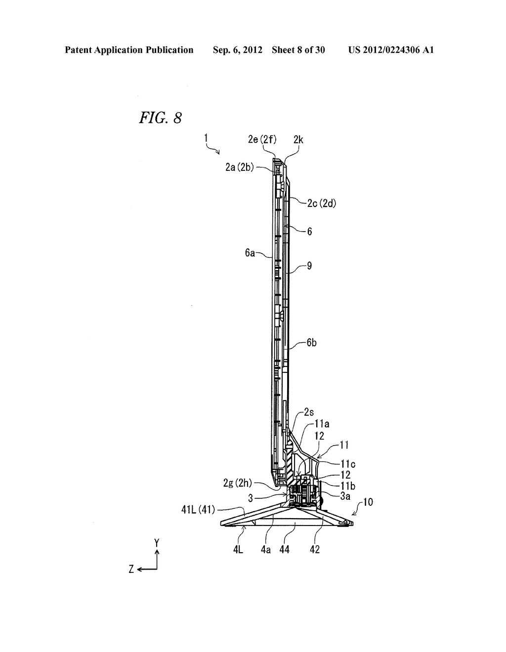 DISPLAY APPARATUS AND SUPPORT STAND - diagram, schematic, and image 09