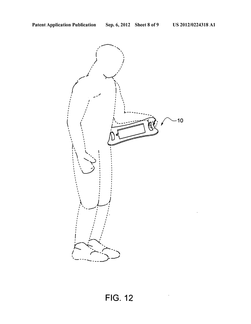 Tablet computer holder - diagram, schematic, and image 09