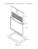 NOTEBOOK COMPUTER ASSEMBLY AND SUPPORTING APPARATUS FOR NOTEBOOK COMPUTER diagram and image