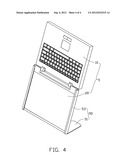 NOTEBOOK COMPUTER ASSEMBLY AND SUPPORTING APPARATUS FOR NOTEBOOK COMPUTER diagram and image