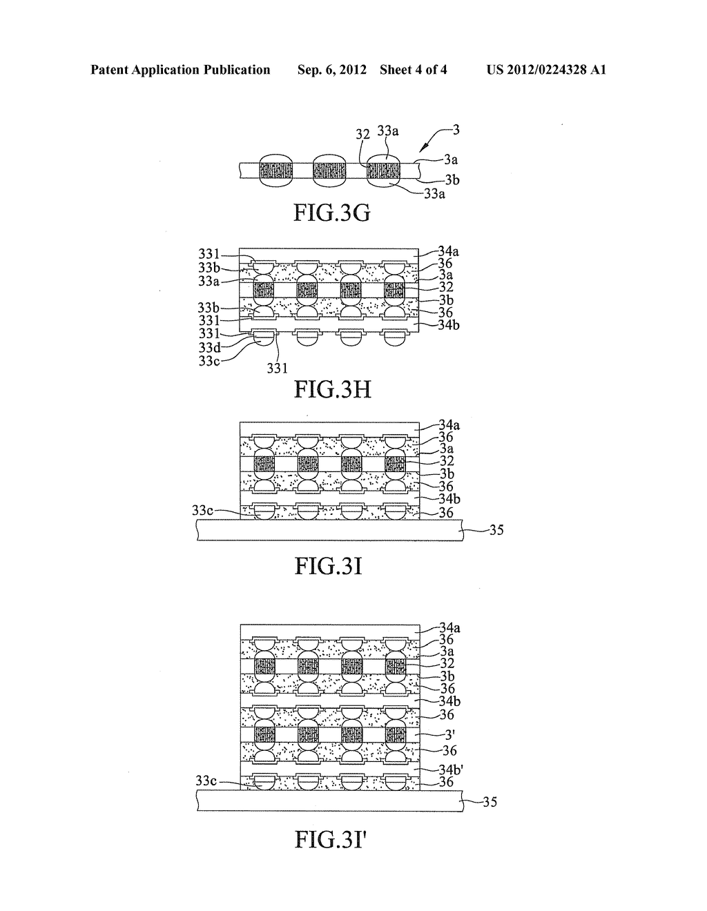 INNER-LAYER HEAT-DISSIPATING BOARD, MULTI-CHIP STACK PACKAGE STRUCTURE     HAVING THE INNER LAYER HEAT-DISSIPATING BOARD AND FABRICATION METHOD     THEREOF - diagram, schematic, and image 05