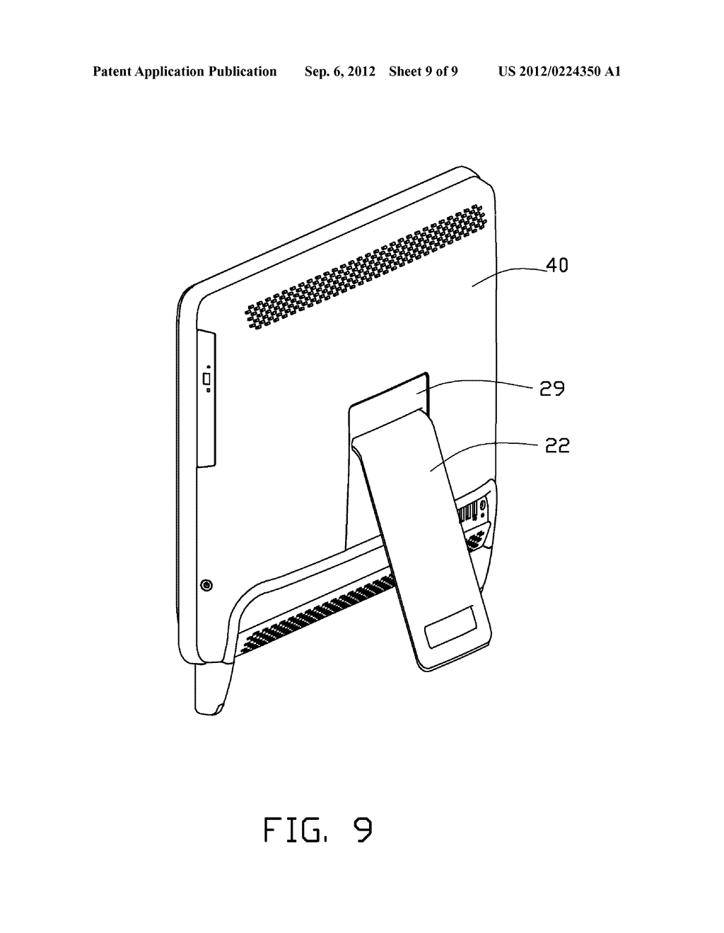 ELECTRONIC DEVICE WITH SUPPORTING APPARATUS - diagram, schematic, and image 10