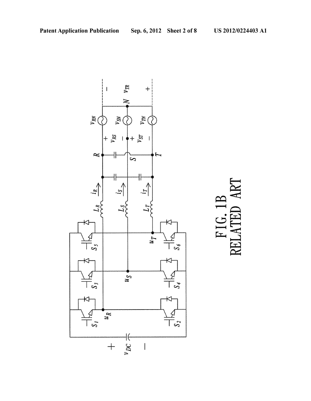 METHOD FOR CONTROLLING THREE-PHASE CURRENT CONVERTER - diagram, schematic, and image 03