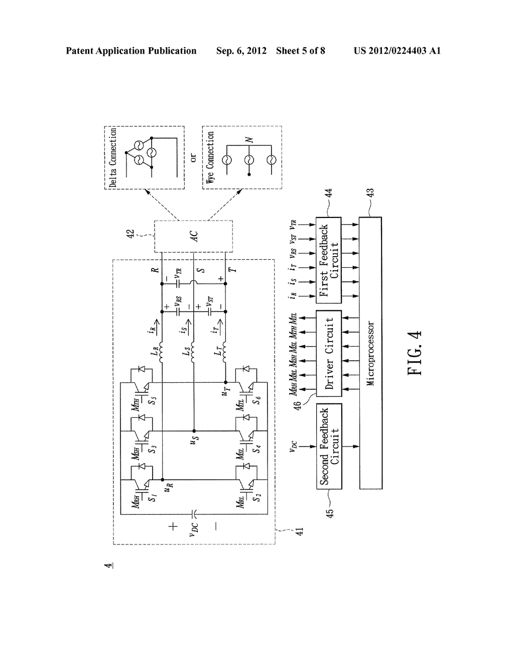 METHOD FOR CONTROLLING THREE-PHASE CURRENT CONVERTER - diagram, schematic, and image 06