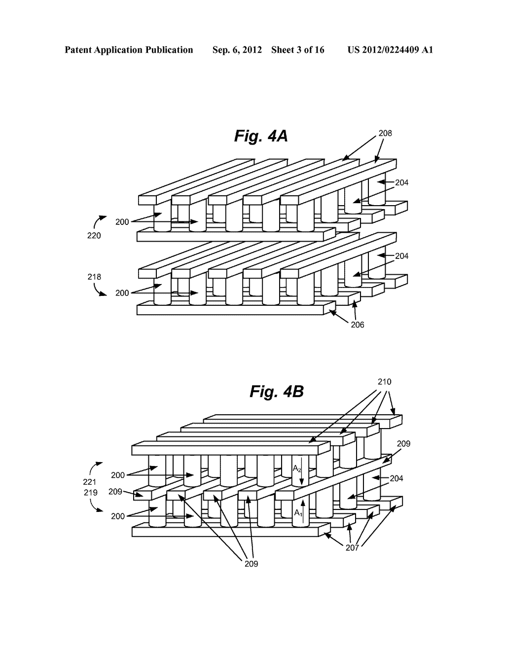 THREE DIMENSIONAL MEMORY SYSTEM WITH PAGE OF DATA ACROSS WORD LINES - diagram, schematic, and image 04