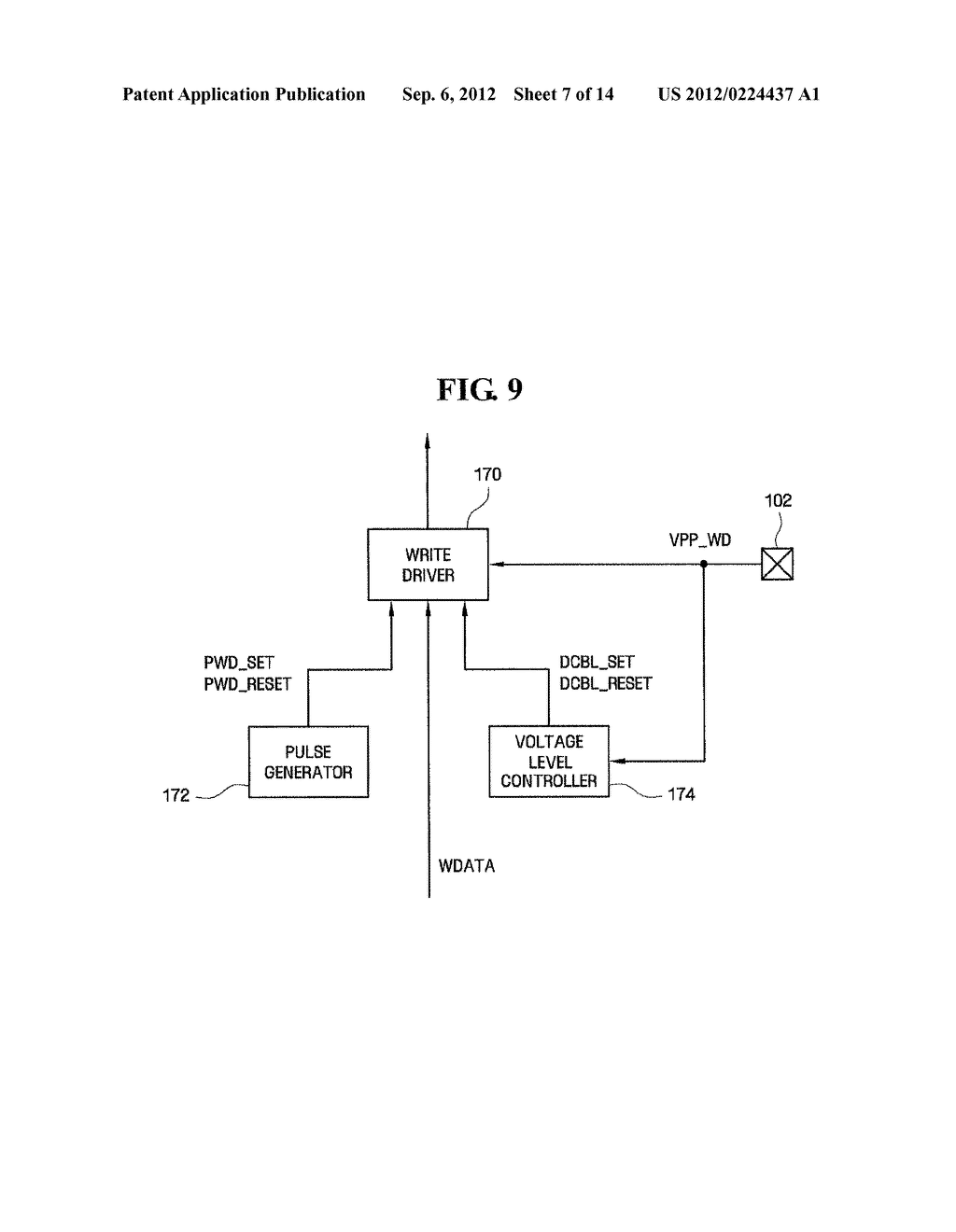 NON-VOLATILE MEMORY DEVICE USING VARIABLE RESISTANCE ELEMENT WITH AN     IMPROVED WRITE PERFORMANCE - diagram, schematic, and image 08