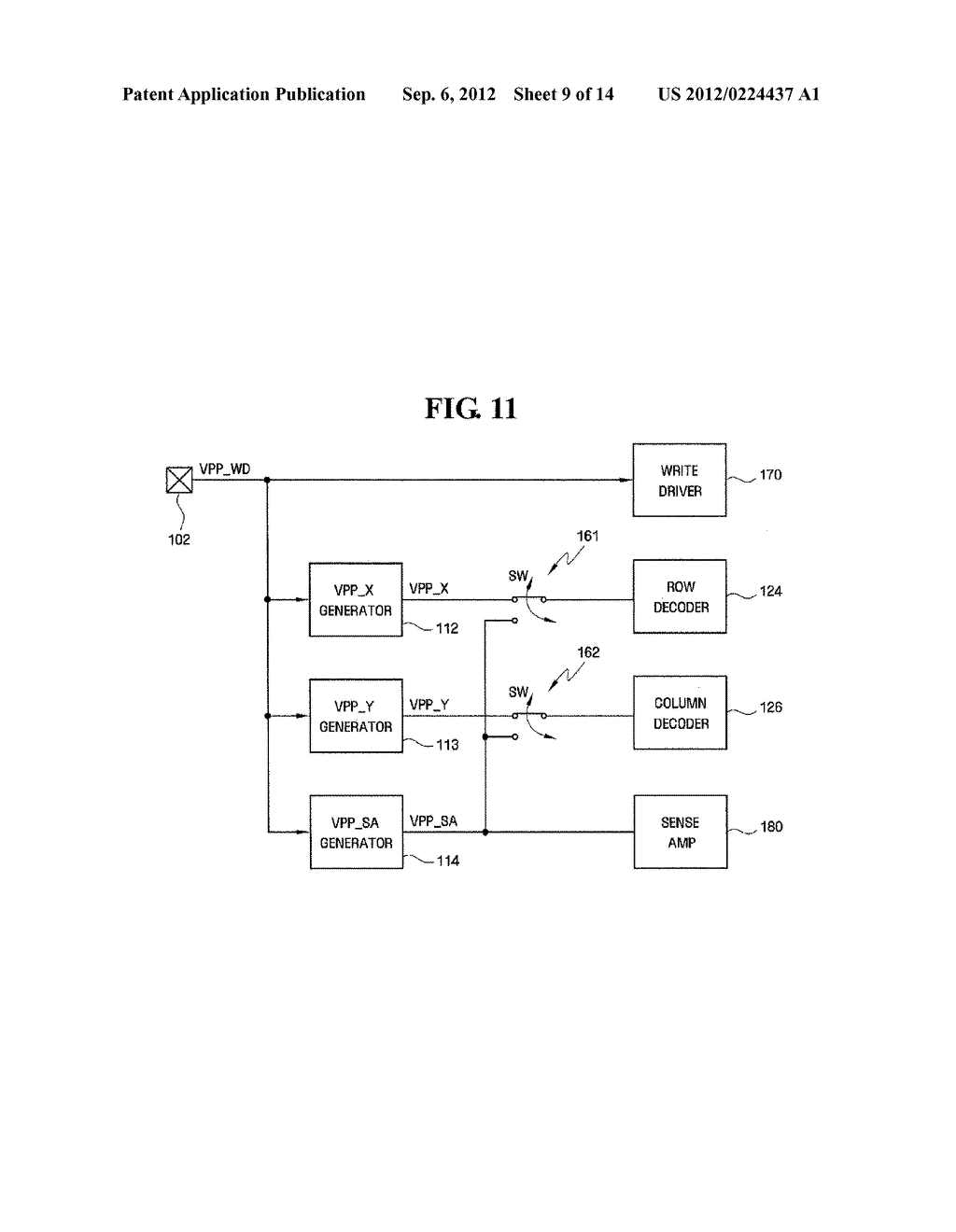 NON-VOLATILE MEMORY DEVICE USING VARIABLE RESISTANCE ELEMENT WITH AN     IMPROVED WRITE PERFORMANCE - diagram, schematic, and image 10