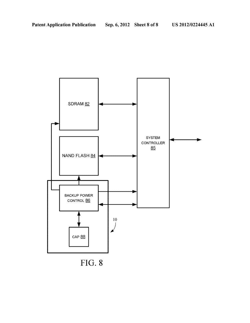 Apparatus and method to measure energy capacity of a backup power supply     without compromising power delivery - diagram, schematic, and image 09