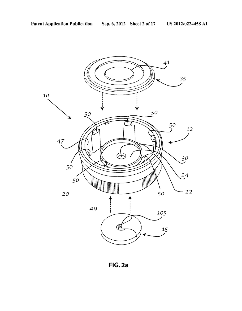 Container Cap with a Timer - diagram, schematic, and image 03