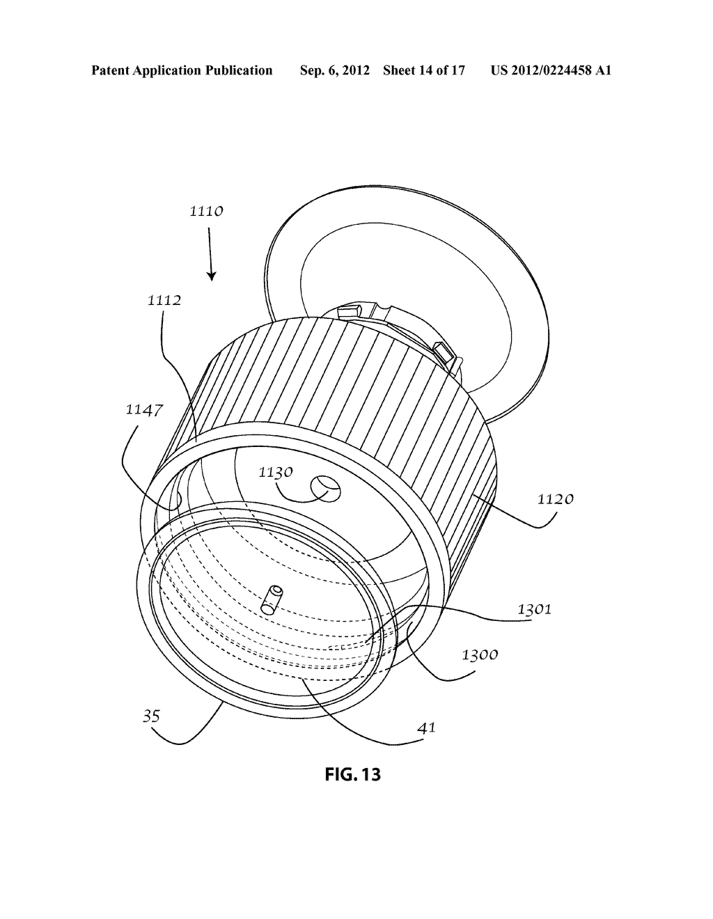 Container Cap with a Timer - diagram, schematic, and image 15