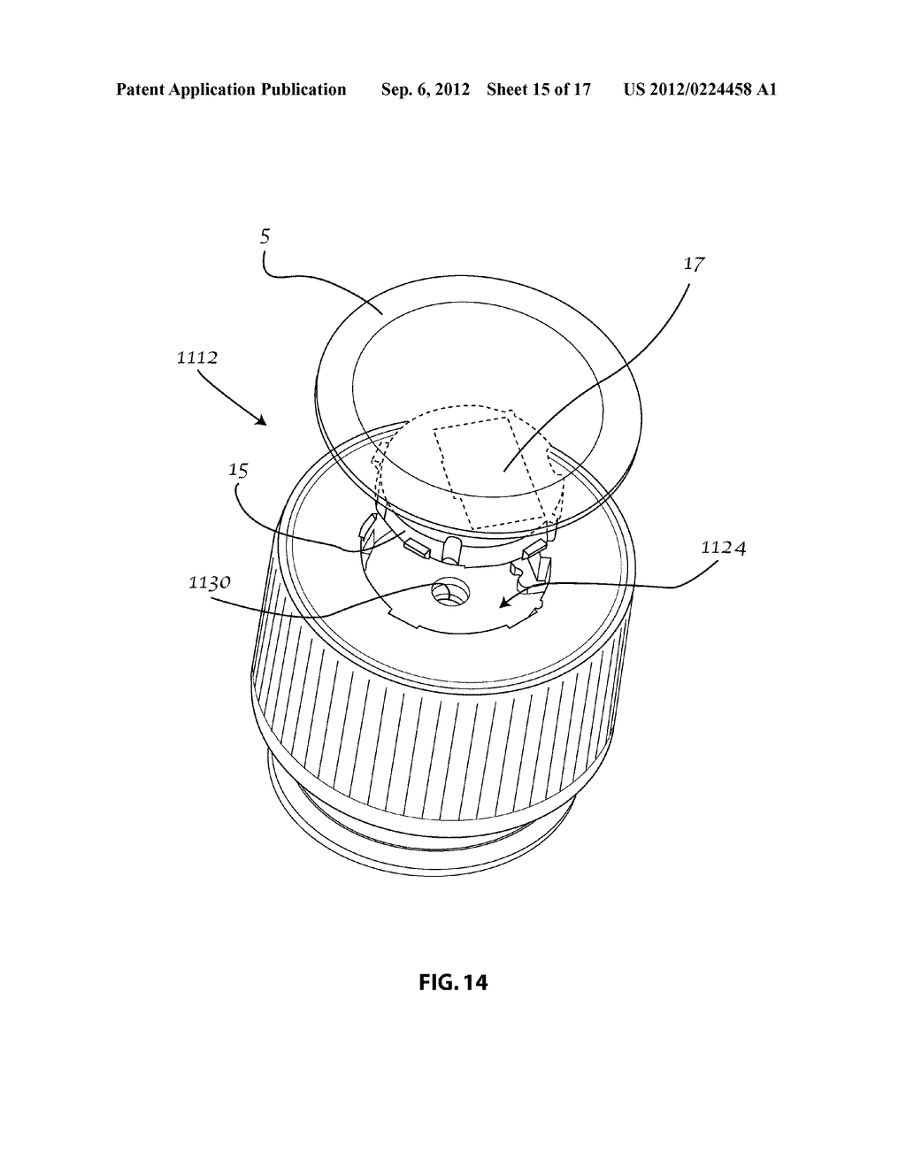 Container Cap with a Timer - diagram, schematic, and image 16