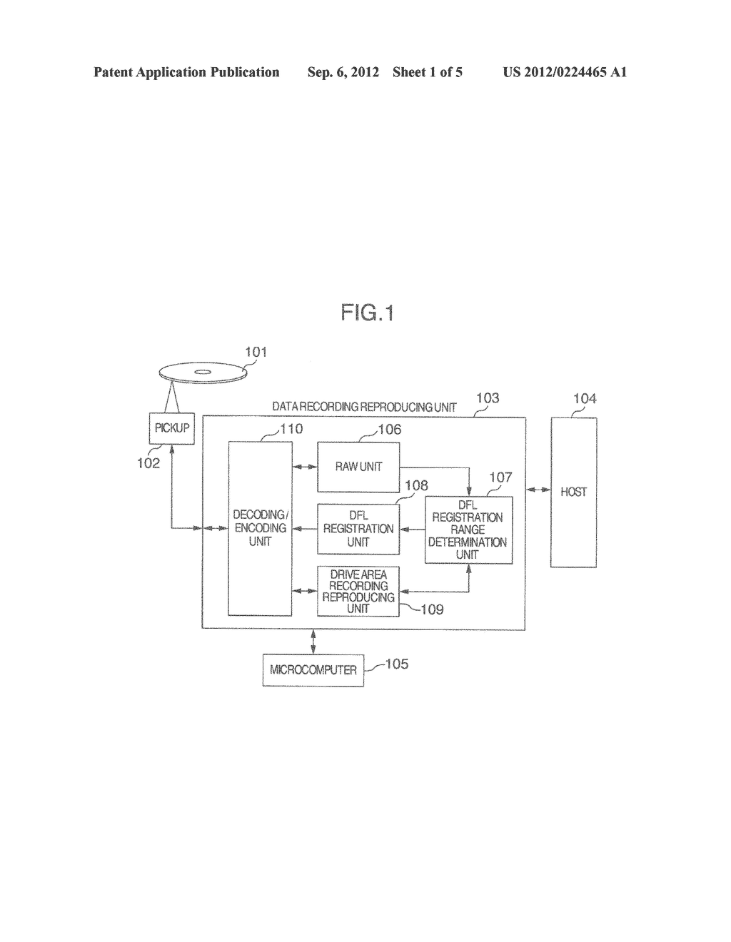 RECORDING REPRODUCING APPARATUS AND RECORDING REPRODUCING METHOD - diagram, schematic, and image 02