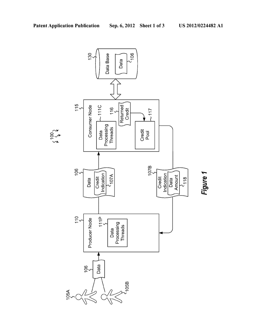 CREDIT FEEDBACK SYSTEM FOR PARALLEL DATA FLOW CONTROL - diagram, schematic, and image 02