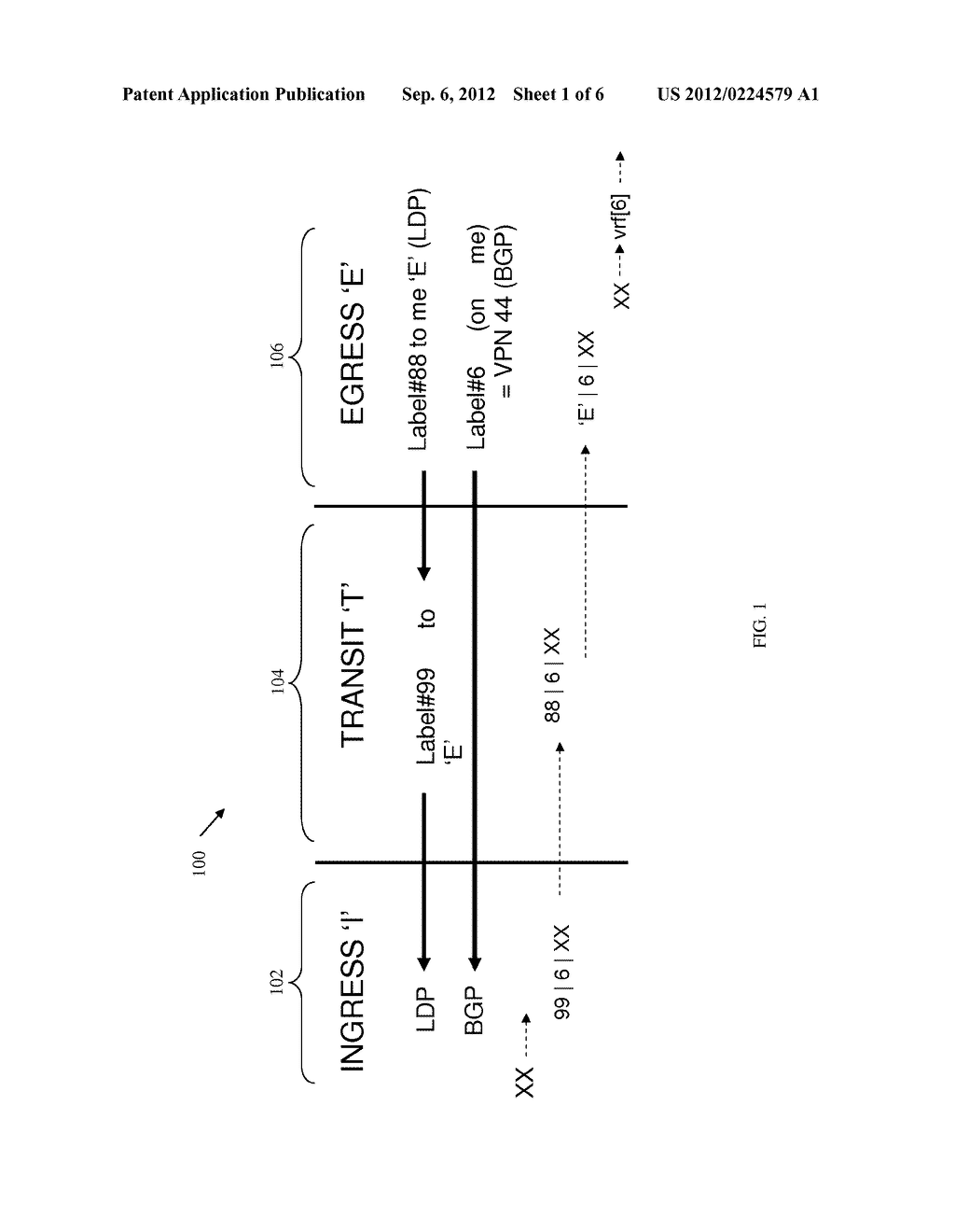 Multiprotocol Label Switching (MPLS) Virtual Private Network (VPN) Over     Routed Ethernet Backbone - diagram, schematic, and image 02