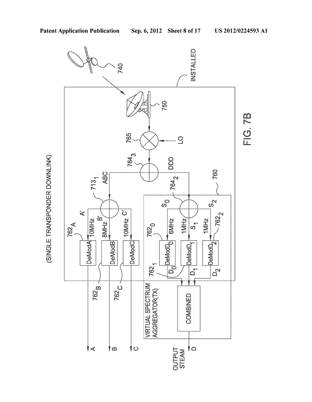 SYSTEM AND METHOD PROVIDING RESILIENT DATA TRANSMISSION VIA SPECTRAL     FRAGMENTS - diagram, schematic, and image 09