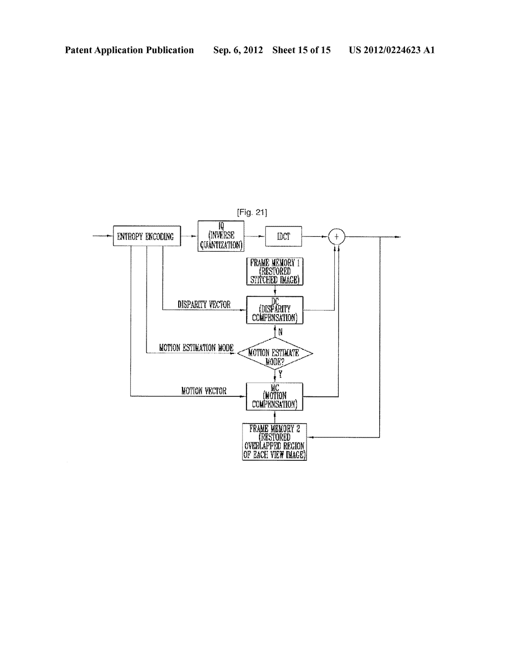 METHOD AND APPARATUS FOR ENCODING AND DECODING MULTI-VIEW VIDEO USING     IMAGE STITCHING - diagram, schematic, and image 16