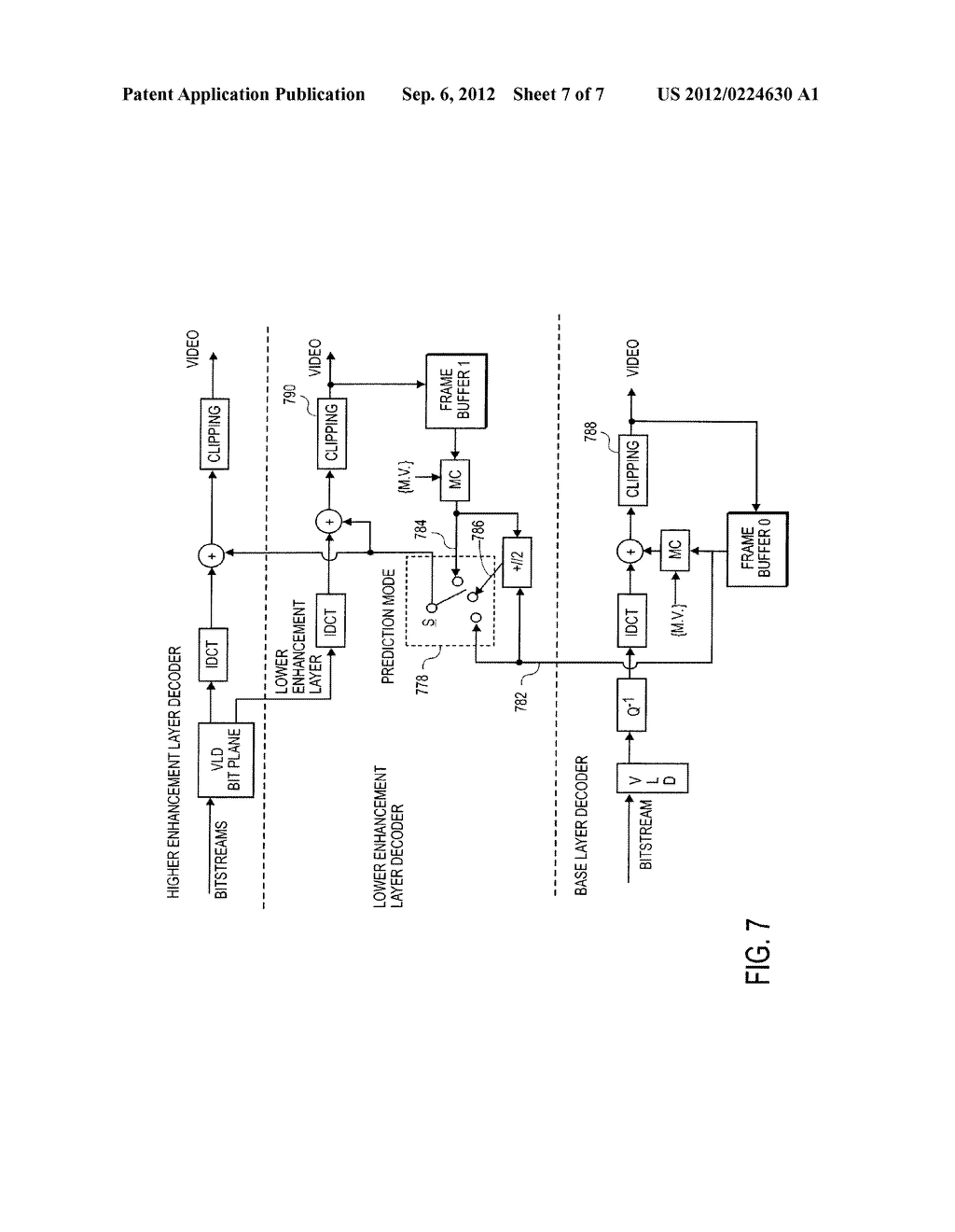 METHOD AND APPARATUS FOR PROVIDING PREDICTION MODE FINE GRANULARITY     SCALABILITY - diagram, schematic, and image 08