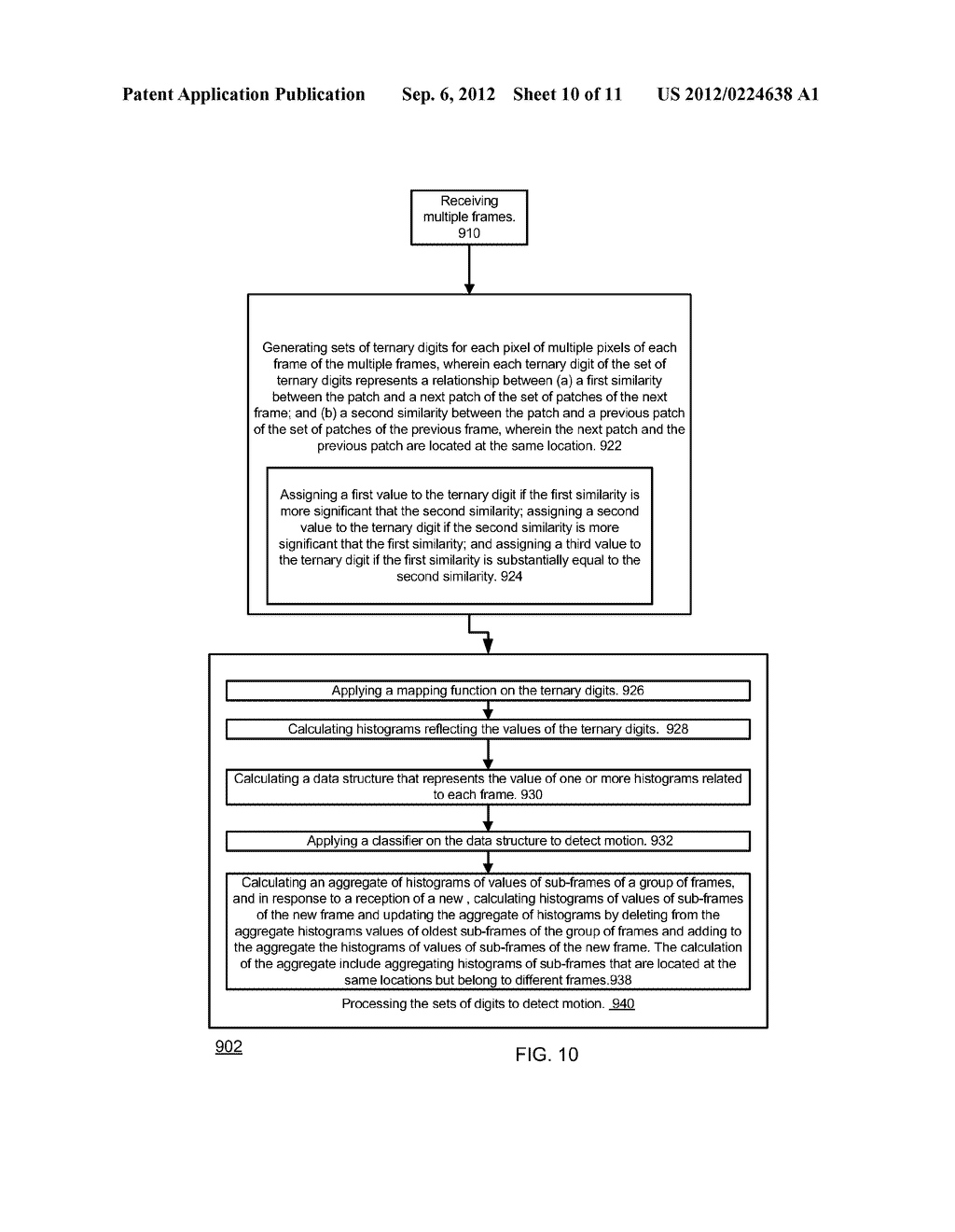 SYSTEM, METHOD AND COMPUTER PROGRAM PRODUCT FOR MOTION DETECTION - diagram, schematic, and image 11