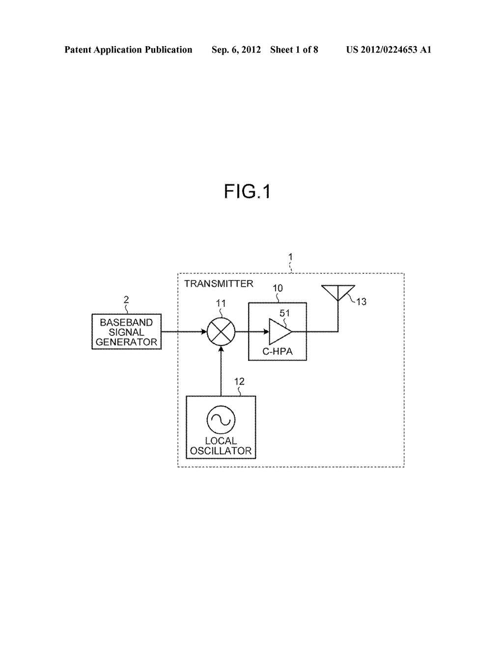 COMPOSITE POWER AMPLIFIER, TRANSMITTER, AND COMPOSITE-POWER-AMPLIFIER     CONTROL METHOD - diagram, schematic, and image 02