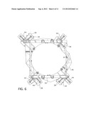 NUCLEAR STEAM GENERATOR SUPPORT AND ALIGNMENT STRUCTURE diagram and image