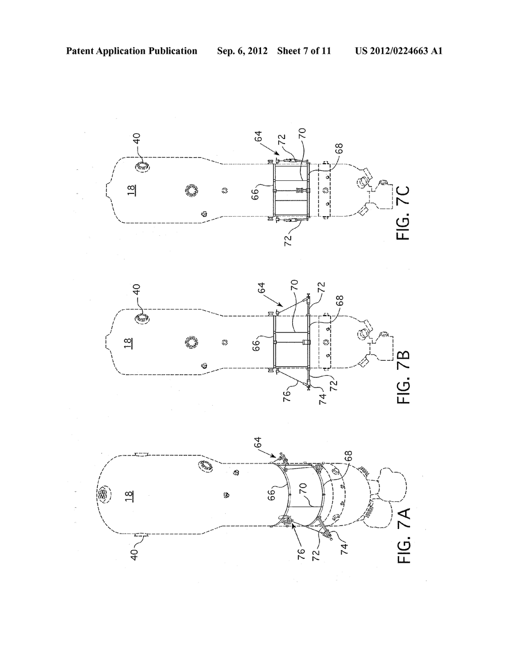 NUCLEAR STEAM GENERATOR SUPPORT AND ALIGNMENT STRUCTURE - diagram, schematic, and image 08