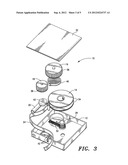 CARTRIDGE FOR MANAGING EAR BUD CABLES diagram and image