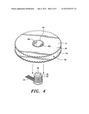 CARTRIDGE FOR MANAGING EAR BUD CABLES diagram and image