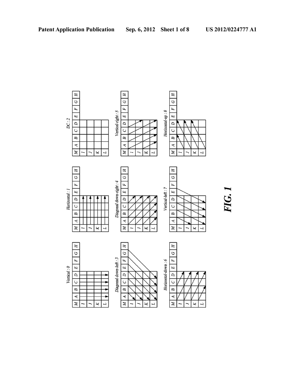METHOD AND APPARATUS FOR ENCODING AN INTRA-PREDICTION MODE USING VARIABLE     LENGTH CODES, AND RECORDING MEDIUM FOR SAME - diagram, schematic, and image 02
