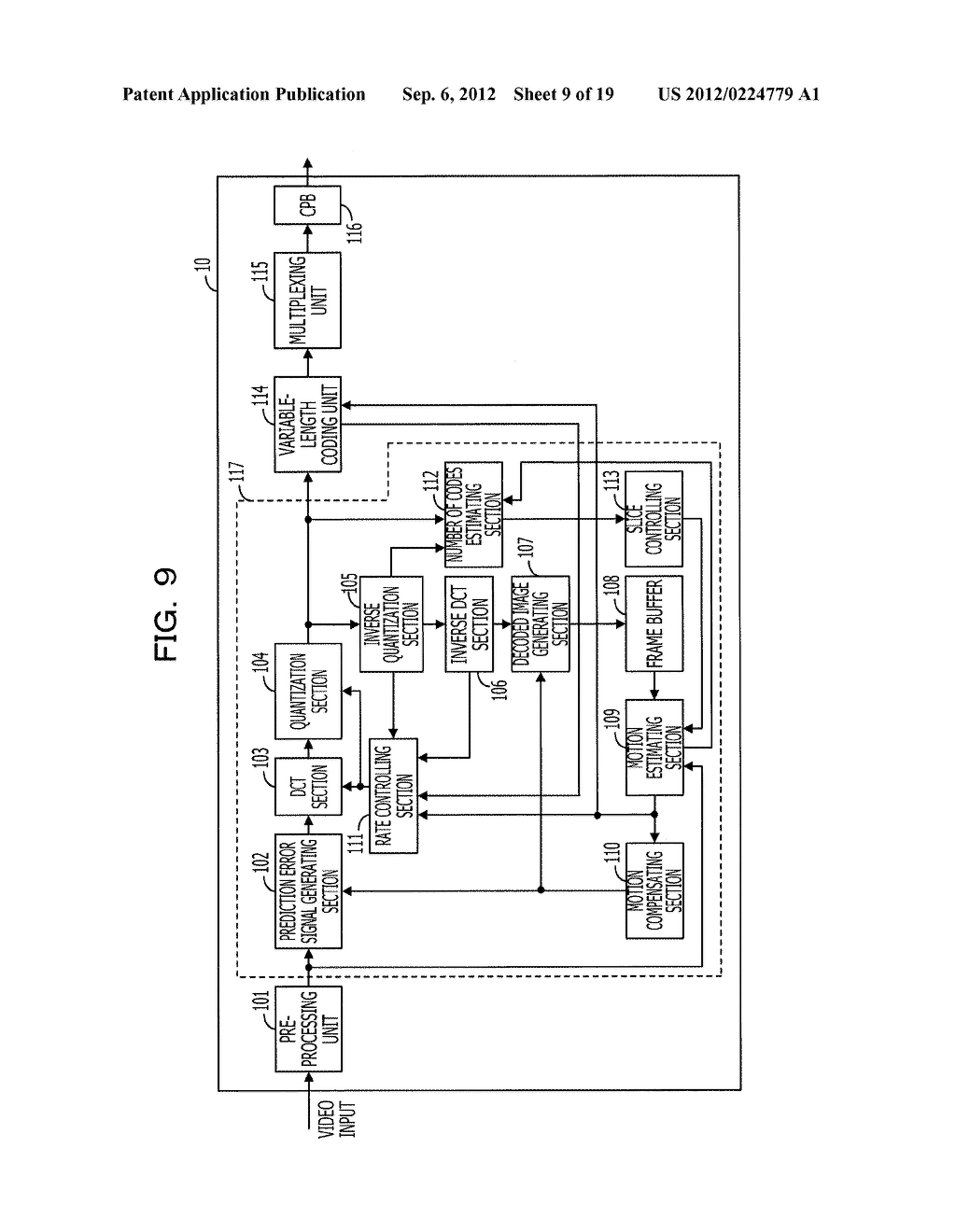 IMAGE ENCODING DEVICE, METHOD FOR ENCODING IMAGE, AND COMPUTER-READABLE     STORAGE MEDIUM STORING IMAGE ENCODING PROGRAM - diagram, schematic, and image 10