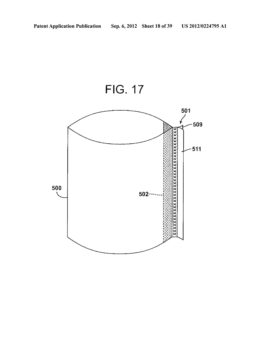 Easy Open and Reclosable Package with Discrete Laminate, with Die-Cut,     Anchored to Second Side Panel - diagram, schematic, and image 19