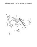 CABLE EXIT TROUGH WITH INSERT diagram and image